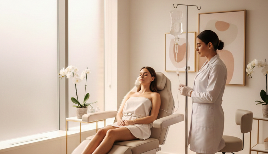How does Glutathione IV Drip brighten and detox